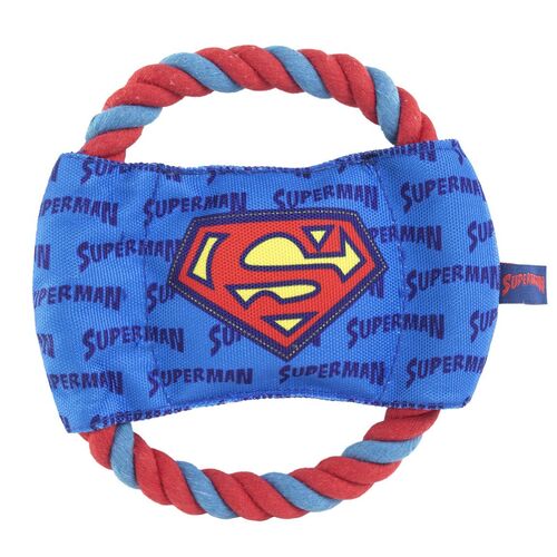 Superman - Cuerda dental para perro 15cm de diametro