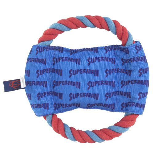 Superman - Cuerda dental para perro 15cm de diametro