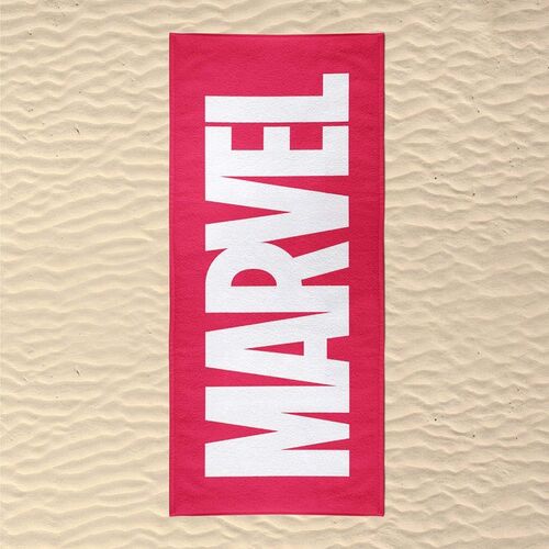 Marvel - Toalla  de playa microfibra logo" MARVEL" (90 x180Cm)