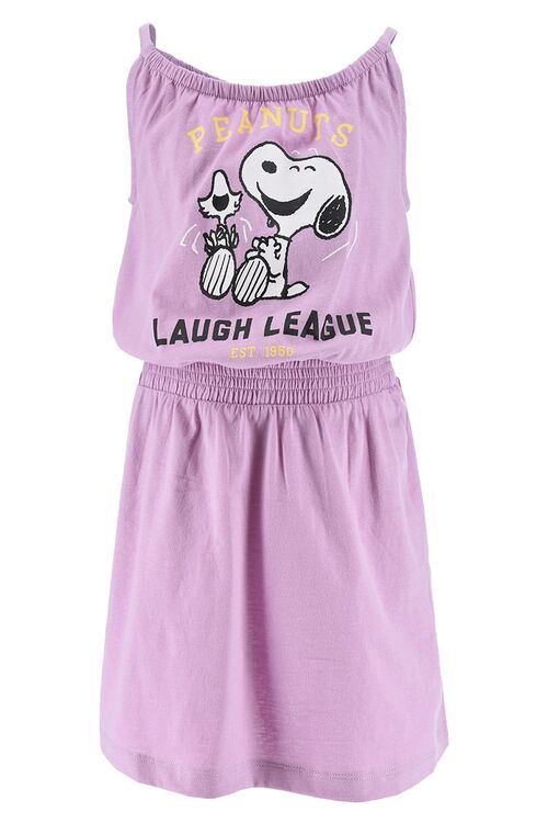 Snoopy - Vestido playero de tirantes  infantil Turquesa 10A