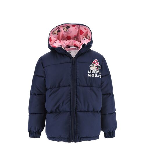 Minnie - Parka infantil niña con capucha Azul oscuro 6A