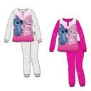 Stitch - Pijama largo invierno interlock Lilo en caja infantil niña Rosa 6A