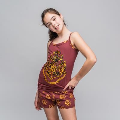 Harry Potter - Pijama corto con camiseta de asas 8A