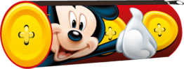 Mickey - Estuche cilíndrico Col. Botones