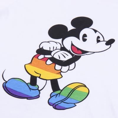 Mickey - Camiseta corta adulto Pride L