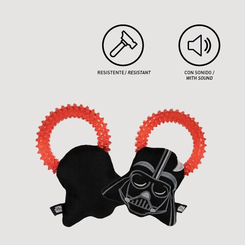 Star Wars - Juguete mordedor para perro Darth Vader.