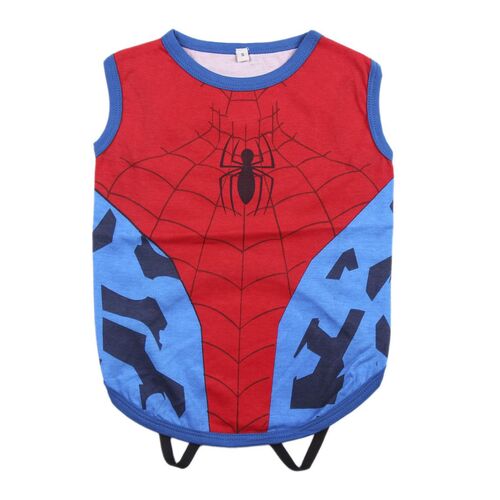 Spiderman - Camiseta de algodn para perro XXS