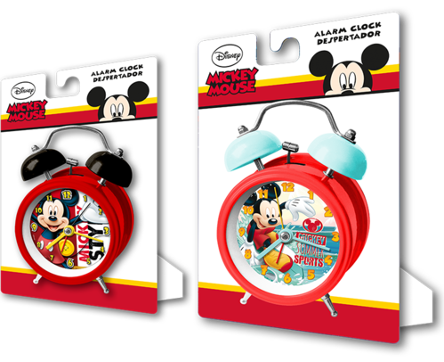 MK-WD16060 Mickey - despertador campanas 9cm