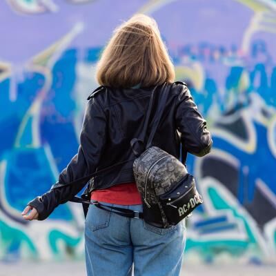 tubo monte Vesubio esfuerzo ACDC - Mochila casual moda polipiel - Gallaecia Shop