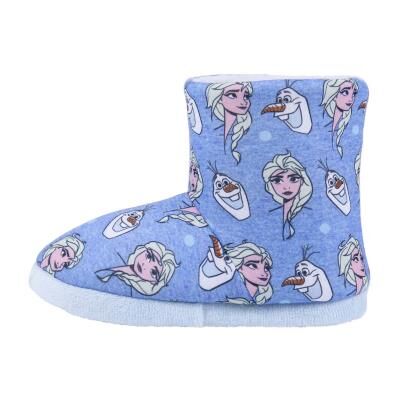 Frozen - Zapatillas de casa infantil para invierno tipo bota 26/27