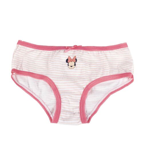 Minnie - Pack de 5 braguitas con neceser Rosa 1A