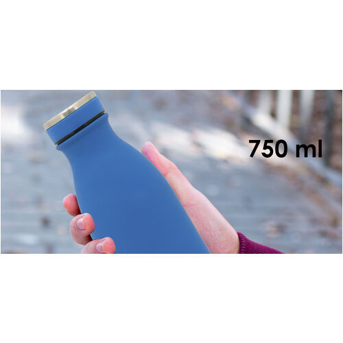 Tandem - Botella termo inox 750ml azul oscuro