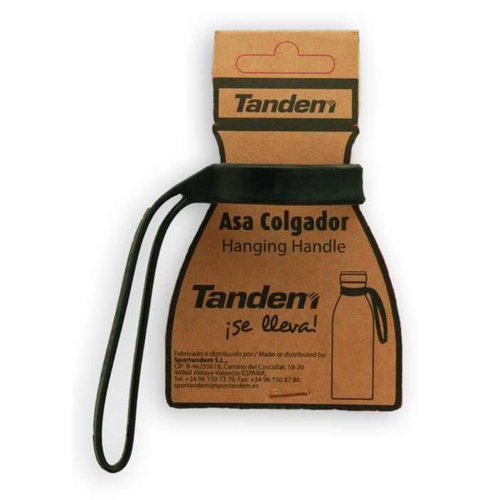 Tandem - Asa colgador color negro para botella termo