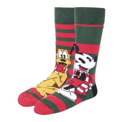 Mickey - Pack de 3 pares de calcetines para adulto 36/41 unisex