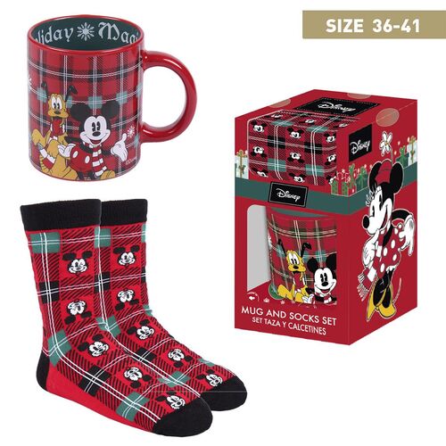 Mickey - Pack de regalo taza + calcetines para adulto unisex