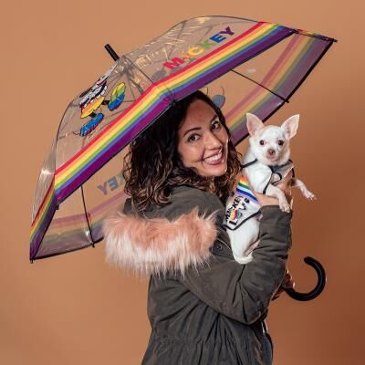 Mickey - Impermeable ajustable para perro col. Pride XS