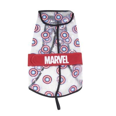 Avengers - Impermeable ajustable para perro XS Capitn Amrica