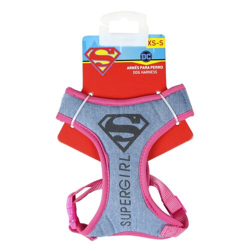 Supergirl - Arnés para perros y gatos XS/S