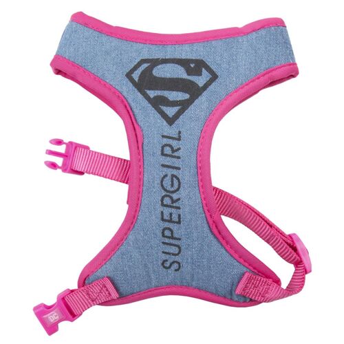 Supergirl - Arnés para perros y gatos XS/S