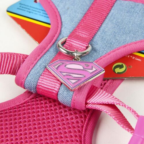 Supergirl - Arnés para perros y gatos XS/S