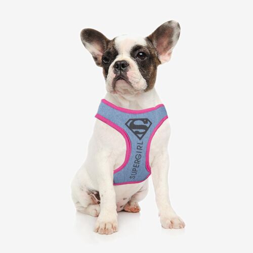 Supergirl - Arnés para perros y gatos XS/S