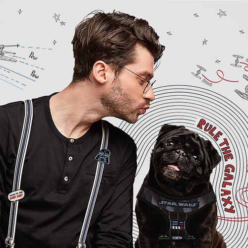 Star Wars - Arns para perros y gatos diseo Darth Vader XXS/XS