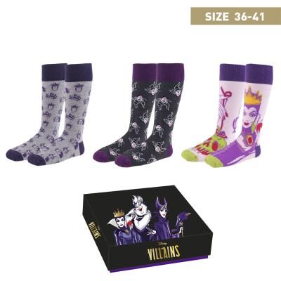 Villanas - Pack 3 pares de calcetines adulto 36/41