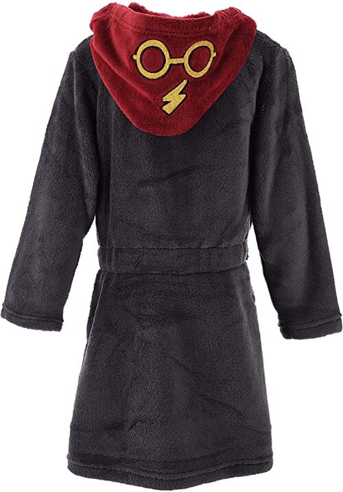 Harry Potter - Bata de coralina infantil Negro 4A