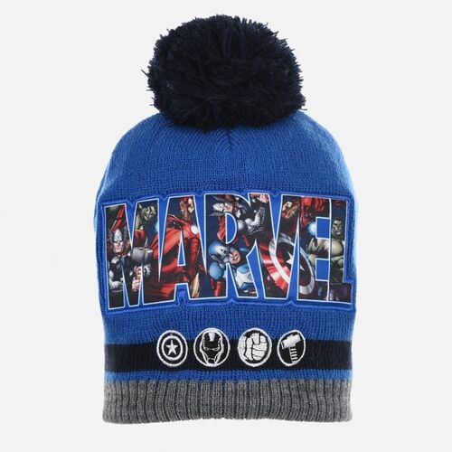 Avengers - Gorro + Braga de cuello Azul oscuro 52