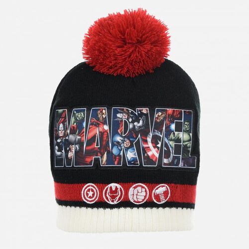 Avengers - Gorro + Braga de cuello Negro 52