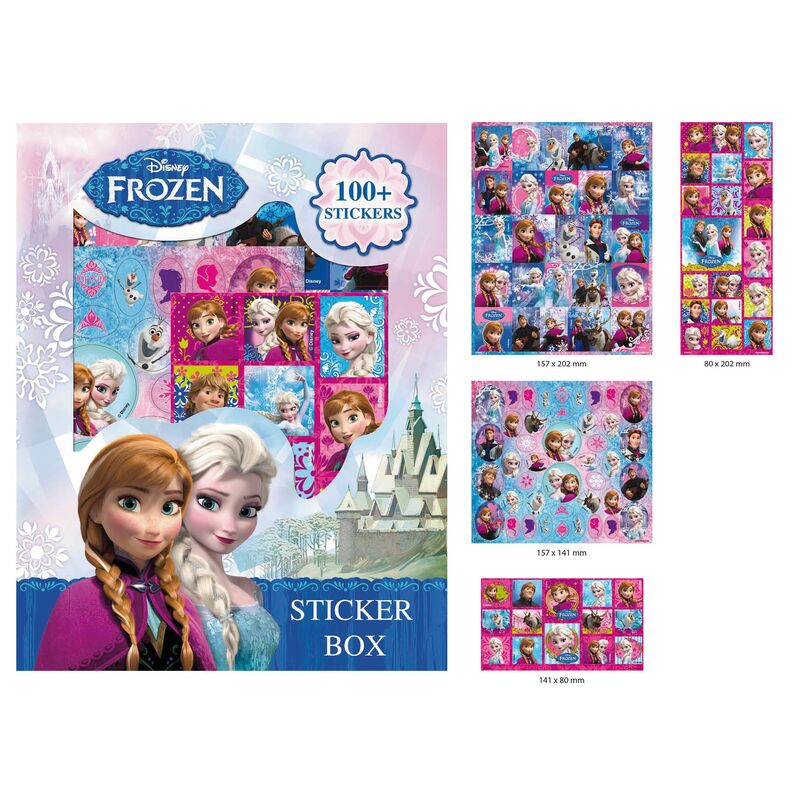 Frozen - Caja 100 Stickers / pegatinas
