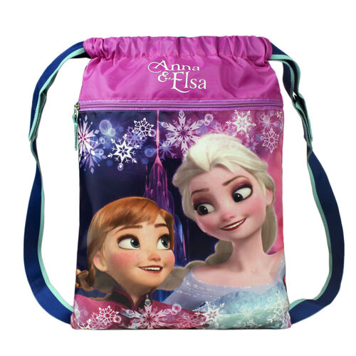 Frozen - Bolsa de cuerdas 33x45cm Elsa y Ana