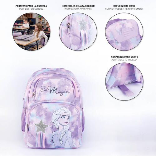 Frozen - Mochila escolar grande 44cm Elsa