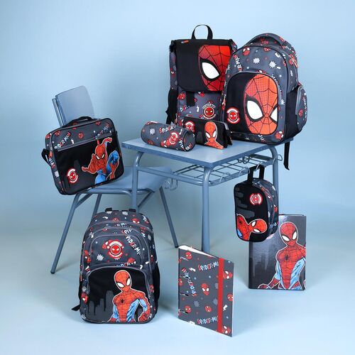 Spiderman - Mochila escolar grande 41cm extensible