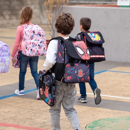 Spiderman - Mochila escolar grande 41cm extensible