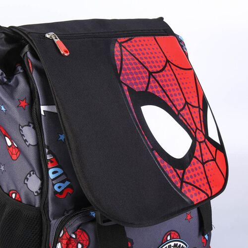 Spiderman - Mochila escolar grande 41cm extensible