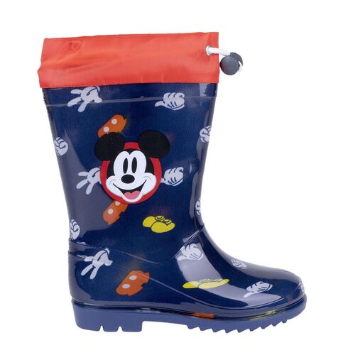 Circulo Centímetro reserva Mickey - Botas de lluvia PVC Azul oscuro 22 - Gallaecia Shop