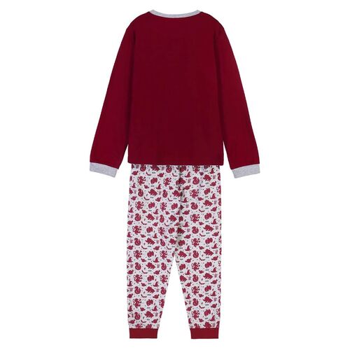 Harry Potter - Pijama largo single jersey algodón de niña Granate 6A