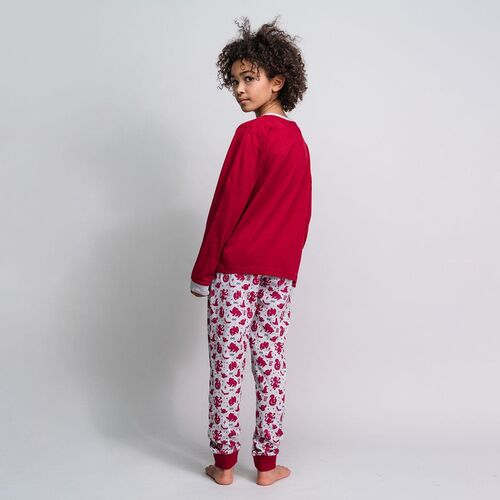 Harry Potter - Pijama largo single jersey algodón de niña Granate 8A
