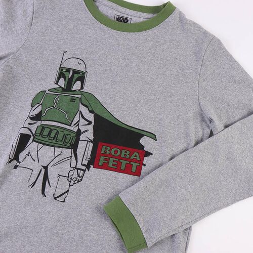 Boba Fett - Pijama largo single jersey para nio Verde 8A