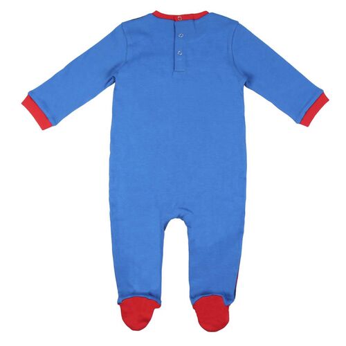 Superman - Pelele single jersey azul 3 meses