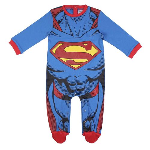 Superman - Pelele single jersey azul 3 meses