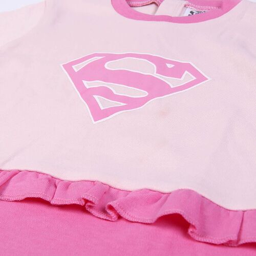 Superman - Pelele single jersey Superhero girls Rosa 3 meses