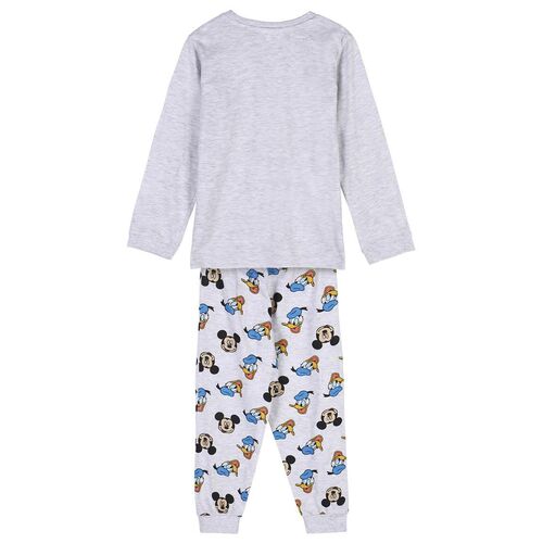 Mickey - Pijama largo single jersey infantil niño Gris 2A