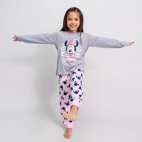 Minnie - Pijama largo single jersey nia Rosa 2A