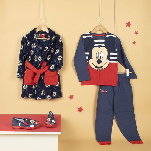 Mickey - Bata de coralina infantil Azul oscuro 6A