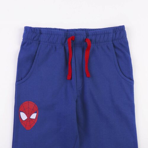 Spiderman - Chandal de algodón conjunto de 3 piezas Azul oscuro 2A
