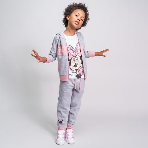 Minnie - Chandal de algodón conjunto de 3 piezas Gris 2A