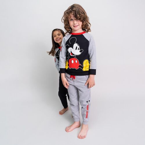 Mickey - Chandal de algodón conjunto de 3 piezas Negro 2A