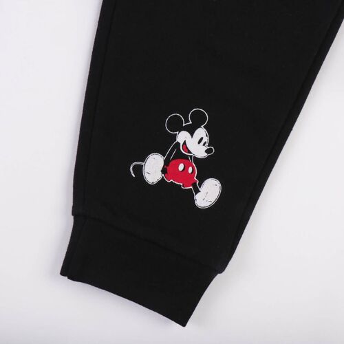 Mickey - Chandal de algodón conjunto de 3 piezas Negro 2A